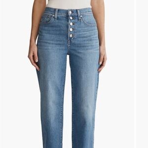 Madewell Perfect Vintage wide leg button fly.